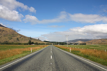 Image showing Straight road