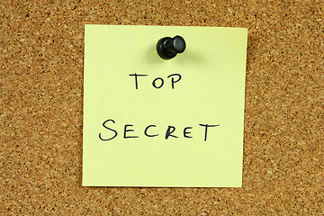 Image showing Top secret