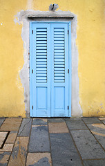 Image showing Blue door
