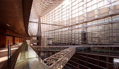 Image showing atrium pedestrian bridges