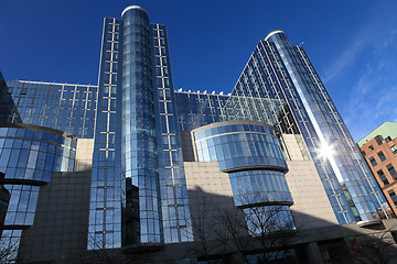 Image showing European Parliament Building in Brussels