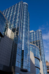 Image showing European Parliament Building in Brussels, Belgium