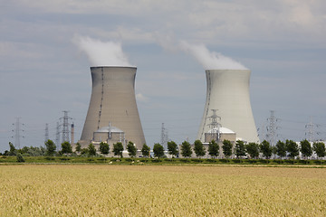 Image showing Nuclear power plant in Doel, Belgium