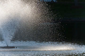 Image showing Park Water Fountain Detail