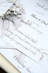 Image showing wedding invitation