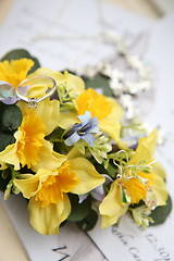 Image showing daffodil wedding flowers