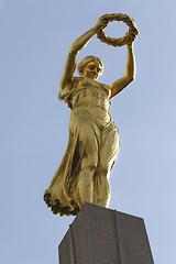 Image showing First World War Memorial Monument (Monument du Souvenir or Gelle Fra) in Luxembourg City. The monument was erected in 1923.