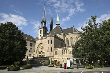 Image showing Notre Dame cathedral of Luxembourg