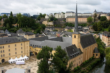 Image showing View on old Luxembourg city