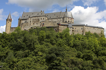 Image showing Vianden castle in Luxembourg