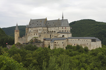 Image showing Vianden Castle in Luxembourg