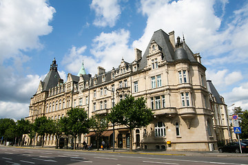 Image showing Famous bank building in Luxembourg