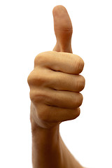 Image showing Thumb up