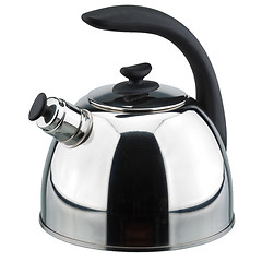 Image showing Chrome teapot