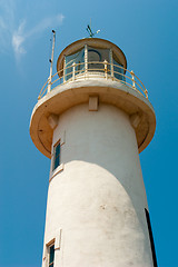 Image showing Lighthouse against a blue sky