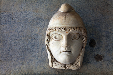 Image showing Antiquity mask at the Vatican Museum