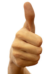 Image showing Thumb up