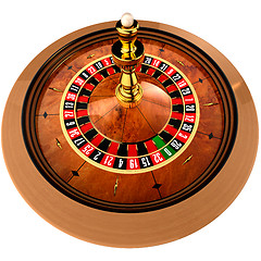 Image showing Casino Roulette on white