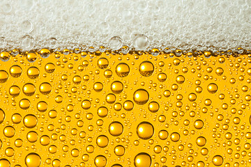 Image showing Macro of refreshing beer