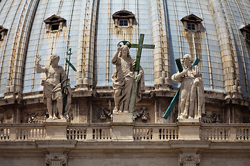 Image showing View on cupola of St.Peter's Cathedral