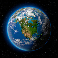 Image showing Earth in Space