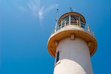 Image showing Lighthouse against a blue sky