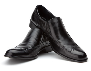 Image showing Men's black shoes