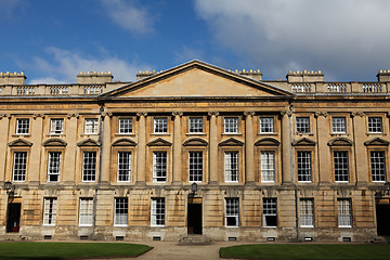 Image showing Christ Church, famous University college in Oxford, England