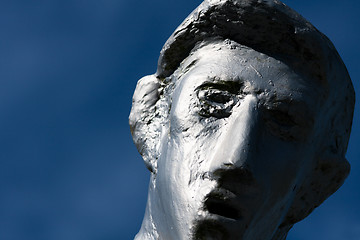 Image showing Biker head with his cap