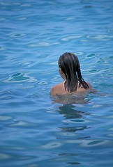 Image showing Female Swimming