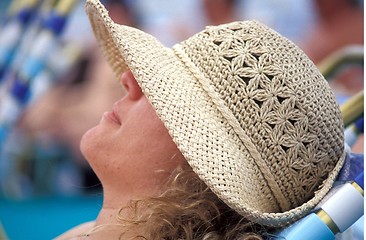 Image showing Female Relaxing