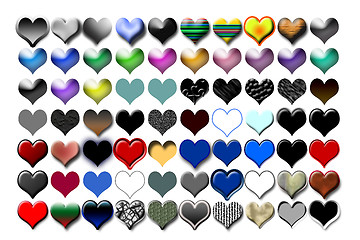 Image showing Hearts Illustration 04