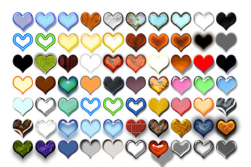 Image showing Hearts Illustration 07