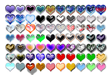 Image showing Hearts Illustration 09