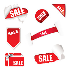 Image showing Shop sale elements