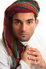 Image showing Mixed race middle eastern man