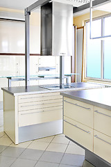 Image showing Light kitchen counter