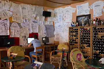 Image showing Internet cafe Croatia