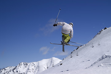 Image showing Freestyle skiing
