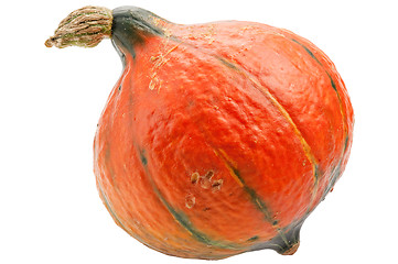 Image showing Orange pumpkin isolated on white background.