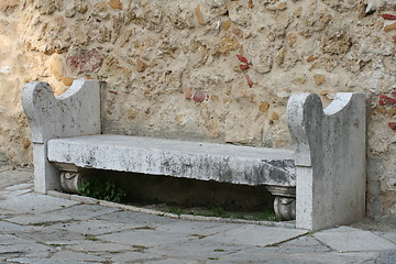 Image showing Antique bench