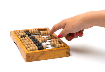 Image showing Wooden abacus.