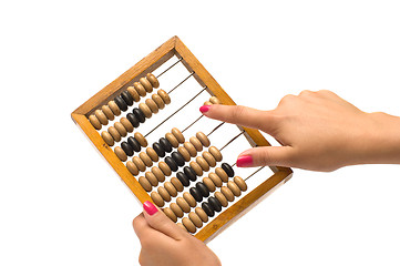 Image showing Wooden abacus.