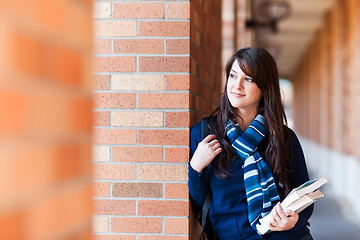 Image showing Mixed race college student