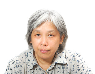 Image showing middleage chinese woman