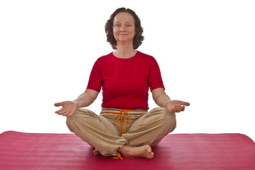 Image showing Yoga Session