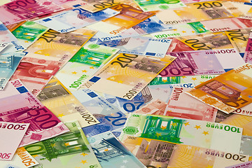 Image showing Euro Banknotes