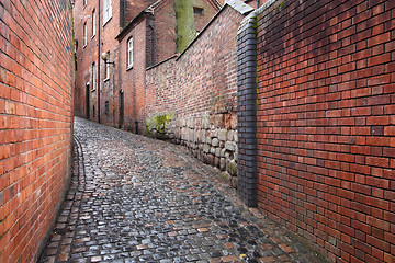 Image showing Cobbled street