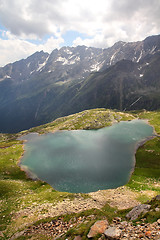 Image showing Lake in Alps