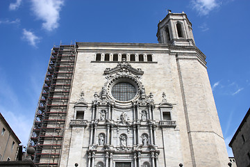 Image showing Girona cathedral